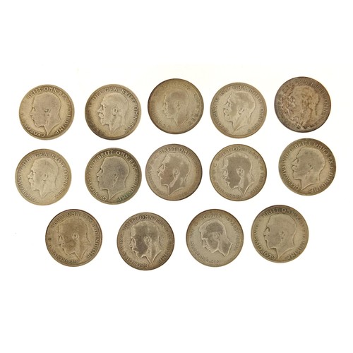 318 - British pre decimal florins, 150g