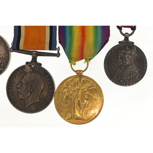 570 - British military Victorian and later five medal group incuding The Queen's medal with Transvaal, Ora... 