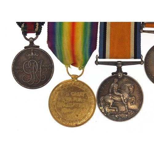 570 - British military Victorian and later five medal group incuding The Queen's medal with Transvaal, Ora... 