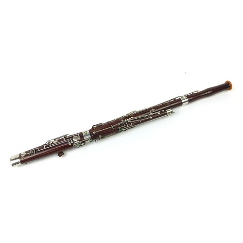 696 - Vintage Adler Sonora bassoon housed in a fitted case