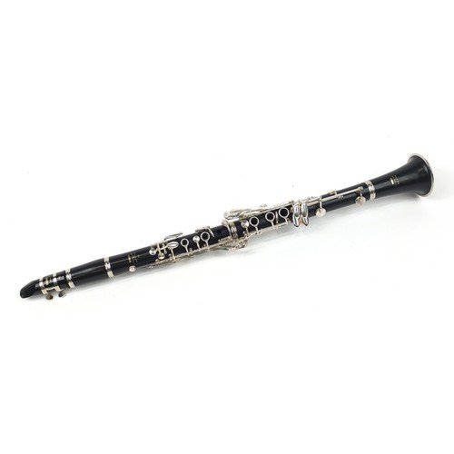 706 - Yamaha ebonised four piece clarinet numbered 26II, housed in a fitted case