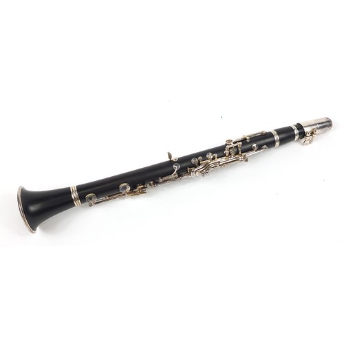 708 - Yamaha ebonised three piece clarinet numbered 681II housed in a fitted case