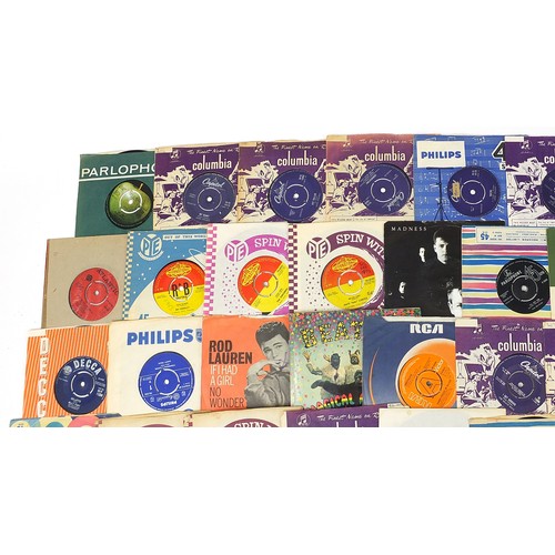 492 - 45rpm records including The Beatles, Gene Vincent, The Bulldogs, Prince Buster and the All Stars, Pu... 