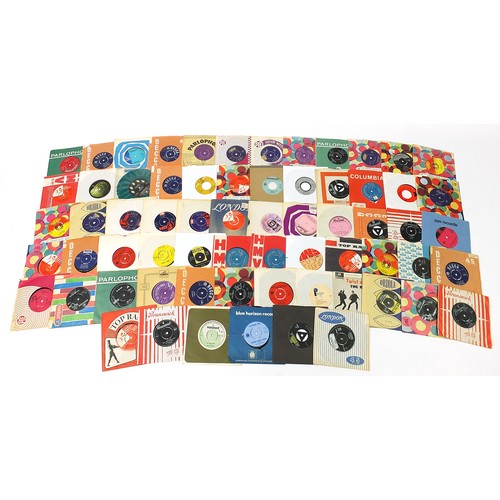 490 - 45rpm records including Kate Bush, Chuck Berry, Howlin Wolf, Gene Vincent, The Blue Notes, The Kinks... 