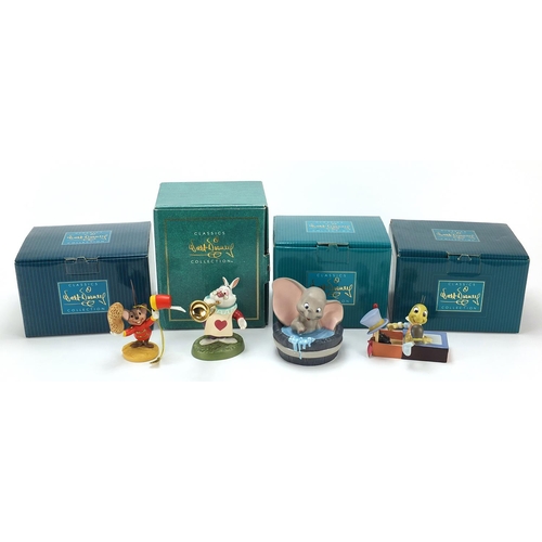 373 - Four Walt Disney Classics Collection figures with boxes and certificates comprising Dumbo, White Rab... 