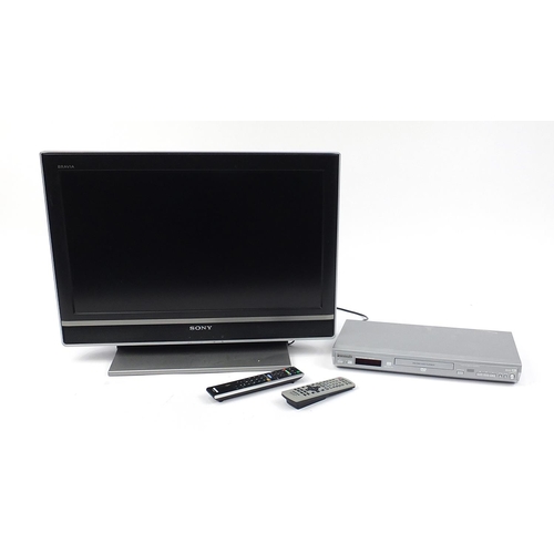 265 - Sony 26 inch LCD TV and Panasonic DVD player