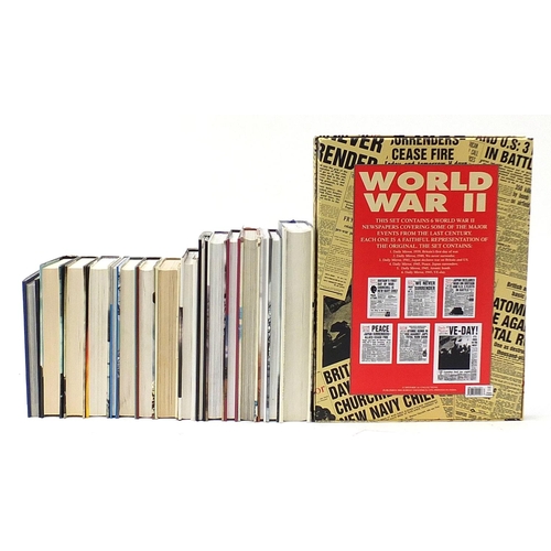 283 - Military interest hardback books including World War II, The Battle of Britain, Battle Over Sussex 1... 