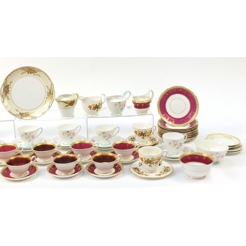 272 - Dinner and teaware comprising Queen Anne, Royal Standard, Noritake and Grosvenor china