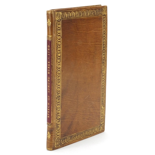 1811 - Speech of Edmund Burke, Member of Parliament for the City of Bristol, 18th century hardback book, Lo... 