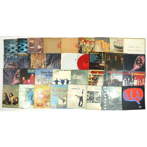 479 - Collection of rare vinyl LP's, mostly rock and prog including Led Zeppelin I on Plum Atlantic label,... 