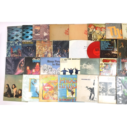 479 - Collection of rare vinyl LP's, mostly rock and prog including Led Zeppelin I on Plum Atlantic label,... 