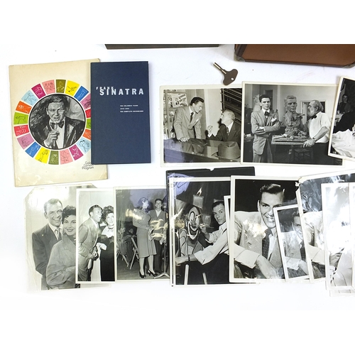 1796 - Frank Sinatra memorabilia including black and white photographs, a gala concert programme and CD's