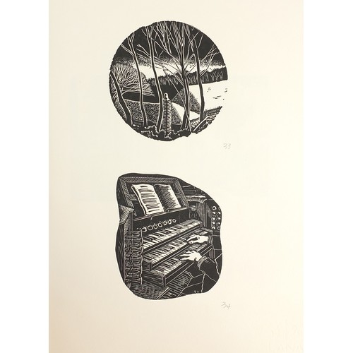 1812 - Selection of Wood Engravings, hardback book by Jack Hillier, inscribed in ink 'with kindest regards ... 