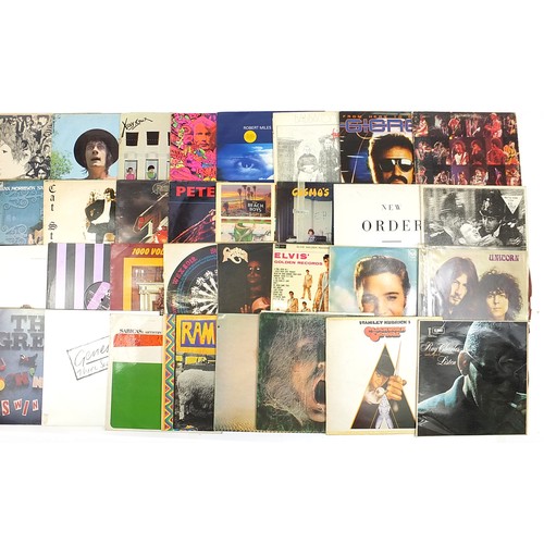480 - Vinyl LP's including The Sex Pistols pink back cover, Rolling Stones Satanic Request, The Beatles an... 