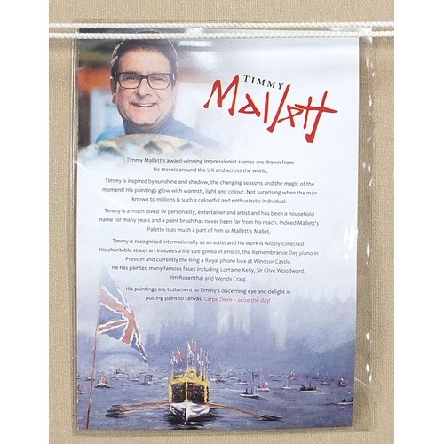 1269 - Timmy Mallett - Summer in Windsor, oil on canvas, mounted and framed, 75cm x 50cm excluding the moun... 