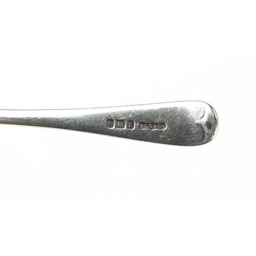 311 - W S Savage & Co, set of six silver teaspoons and sugar tongs housed in a fitted case, Sheffield 1915... 