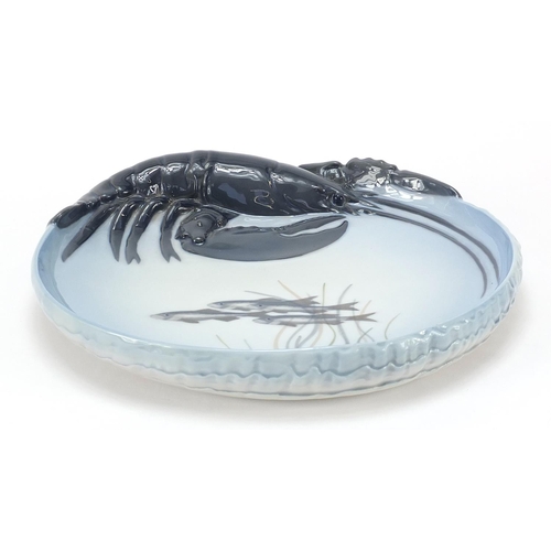 243 - Royal Copenhagen porcelain lobster dish, 27cm wide