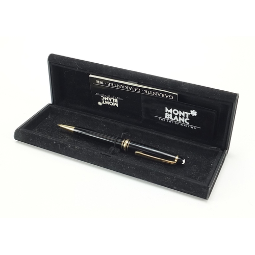 411 - Mont Blanc Pix propelling pencil with case, serial number YN19O4274