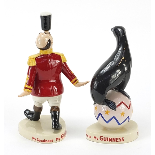 76 - Two Coalport Guinness advertising figures comprising Sealion 959/2000 and Ringmaster 890/2000