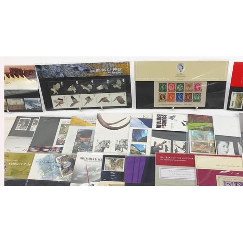 1968 - Collection of Royal Mint presentation packs, various genres and denominations