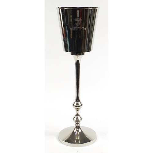 437 - Floor standing Bollinger style Champage ice bucket, 80cm high