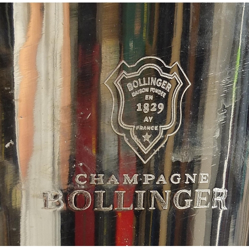 437 - Floor standing Bollinger style Champage ice bucket, 80cm high