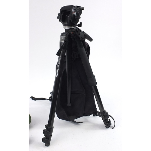 520 - Nikon ED Field scope with Manfrotto tripod stand