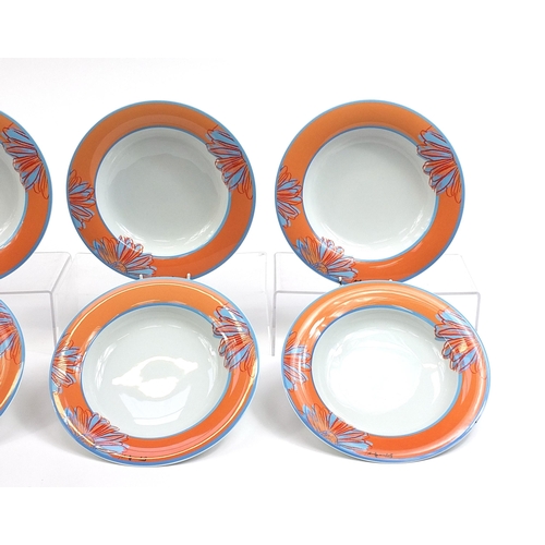 293 - Set of eight Rosenthal Studio Line bowls designed by Andy Warhol, each 27.5cm in diameter