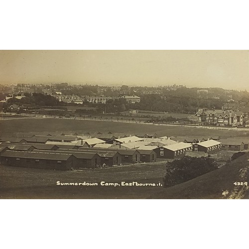 362 - Collection of early 20th century and later Eastbourne postcards arranged in an album titled Old Town... 