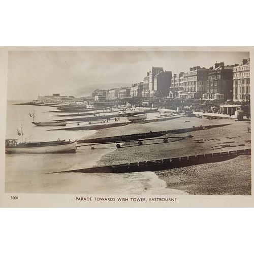 361 - Collection of early 20th century and later Eastbourne postcards arranged in an album including The W... 