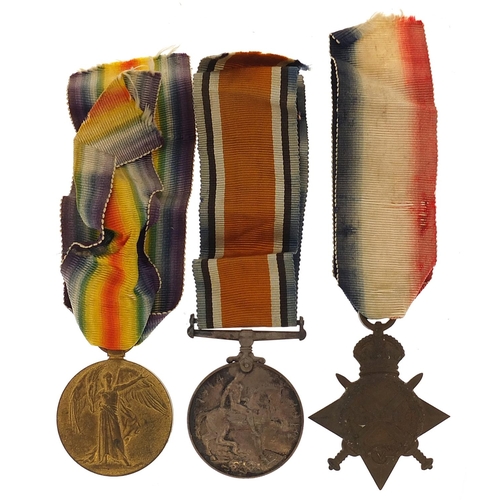 465 - British military World War I trio awarded to T2SR-O2391DVR.S.HASLETT.A.S.C.