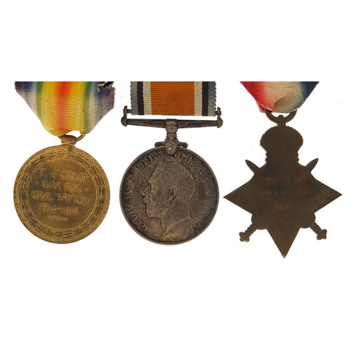 465 - British military World War I trio awarded to T2SR-O2391DVR.S.HASLETT.A.S.C.