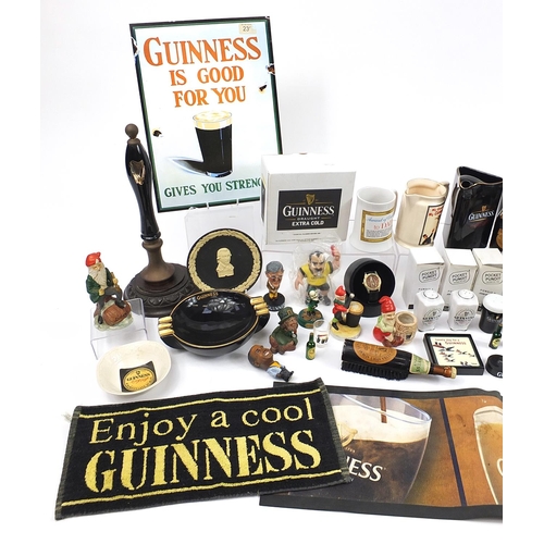 181A - Large collection of vintage and later Guinness advertising breweriana including Carlton Ware jug, bo... 