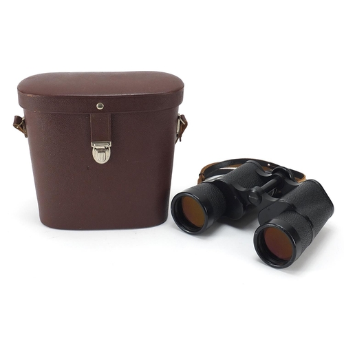 481 - Pair of Carl Zeiss Jena 10 x 50 binoculars with brown leather case