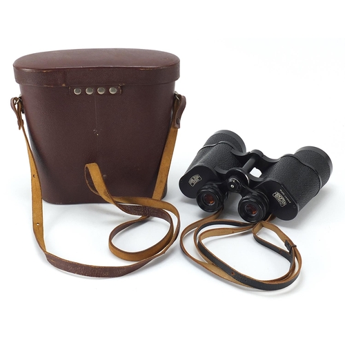 481 - Pair of Carl Zeiss Jena 10 x 50 binoculars with brown leather case