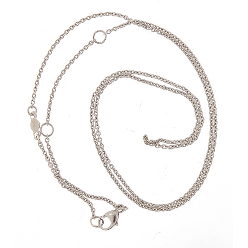 951 - Georg Jensen, Danish 925S silver necklace, 44cm in length, 1.6g