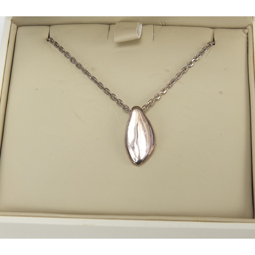 550 - Kit Heath silver necklace with box and a Maria Teresa thaler