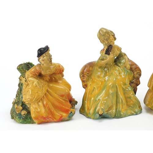 290 - Five Wade cellulose figurines, the largest 16.5cm high