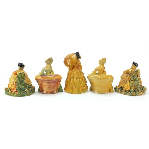 290 - Five Wade cellulose figurines, the largest 16.5cm high