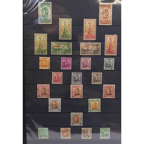 1921 - New Zealand stamps from early in stock book