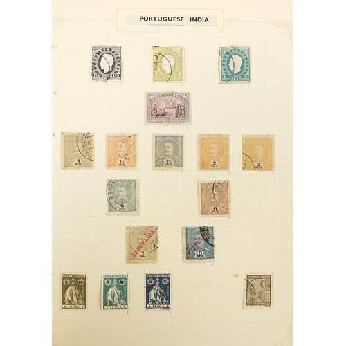 1952 - Portugal and Colonies stamps arranged on several pages