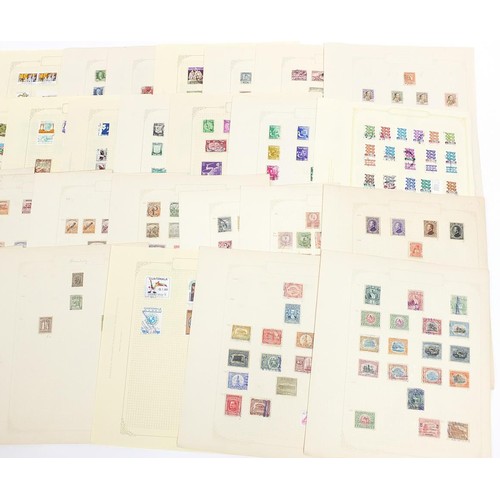 1949 - General collection of stamps including Iceland, Iraq, Israel and Guatemala arranged on several pages