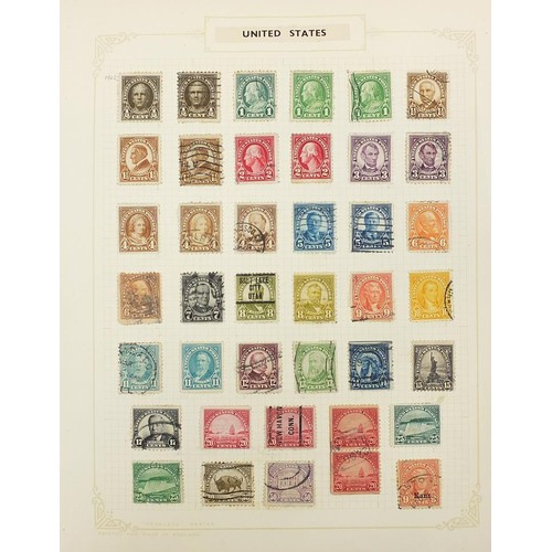 1951 - Extensive collection of middle to modern United States of America stamps arranged on several pages