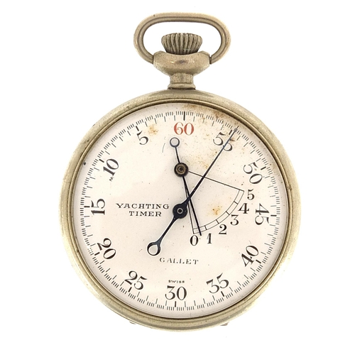 973 - Vintage Gallet Swiss yachting timer, 47mm in diameter