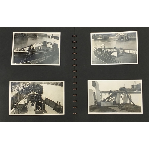 359 - 1940's black and white photographs relating to P S Shanklin including The Isle of Wight, Newhaven an... 