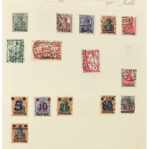 1908 - Collection of 19th century and later German and German Occupational States stamps arranged in an alb... 