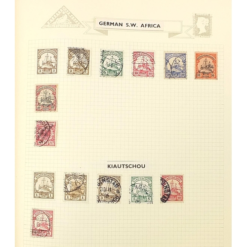 1908 - Collection of 19th century and later German and German Occupational States stamps arranged in an alb... 