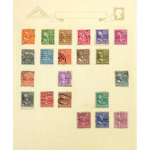 1907 - Collection of Commonwealth stamps arranged in an album including Hong Kong