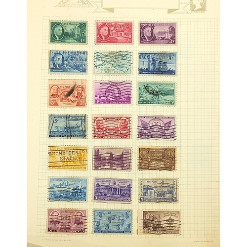 1907 - Collection of Commonwealth stamps arranged in an album including Hong Kong