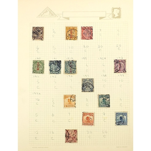 1907 - Collection of Commonwealth stamps arranged in an album including Hong Kong